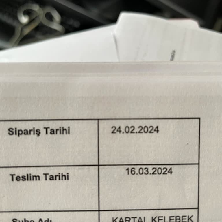 Kartal Kelebek Mobilya Ürünü Teslim Etmiyor.