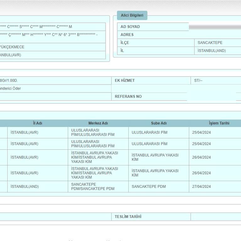 PTT Kargo PTT Sancaktepe Neden Böyle Tembel
