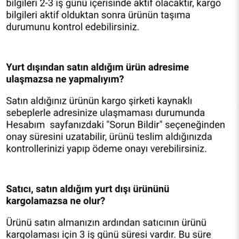 Tcherchi Sipariş İptali Yapılması