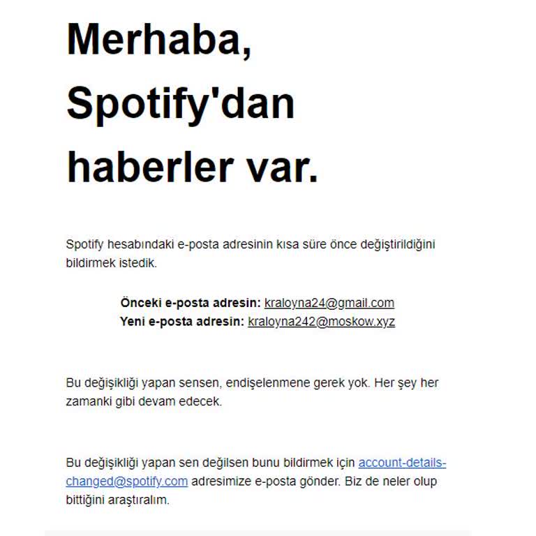 Spotify Hesabım Çalındı Haberim Dahilinde Olmadan