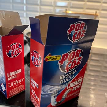 Porçöz Lavabo Açıcı 2x1 Üründen 1 Paket Çıktı