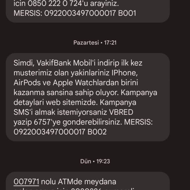 VakıfBank ATM Para Yatırma