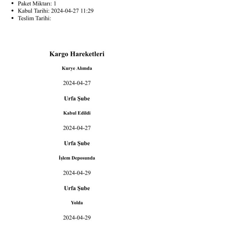 Kargoist Kargo 20 Günde Kargo Teslim Etmeye Çalışıyor