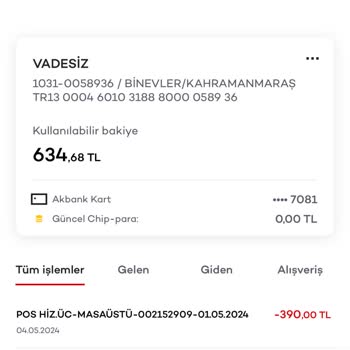 Akbank Haksız POS Ücretleri Ve Kayıp Bedeli Mağduriyeti