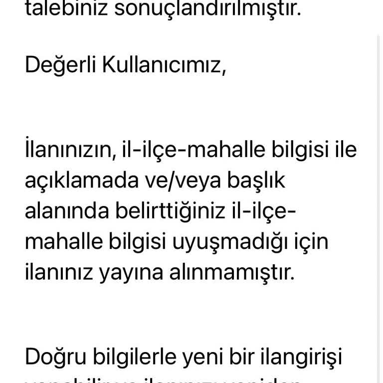 Sahibinden.com Sitesi İlanımı Yayından Kaldırdı Ve Sorunumu Çözmedi.