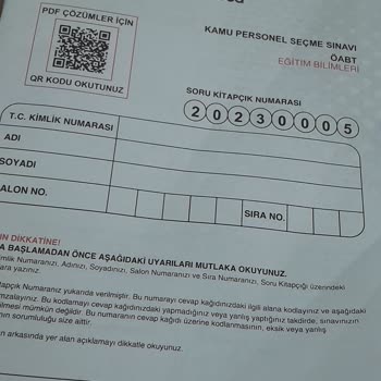 Trendyol KPSS Egitim Bilimleri Ve ÖABT Denemeleri