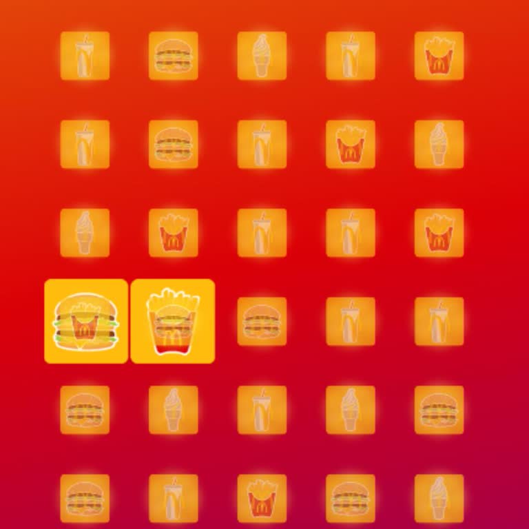 McDonald's Burger Crash Ekran Dondu