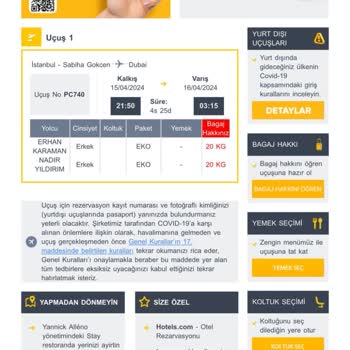 Pegasus Bavul Kayıp Şikayeti