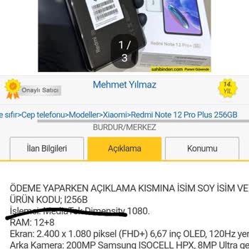 Sahibinden Ödeme Yaptığım Telefon İçin İade Sorunu