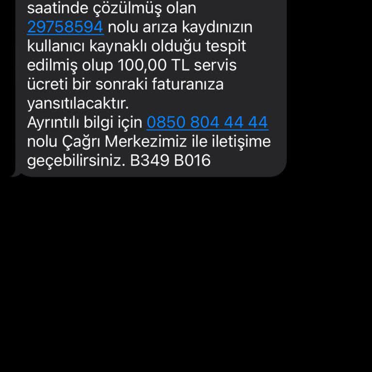 Kablo TV TÜRKSAT Kablo Servis Vermeden Servis Ücreti Kesiyor