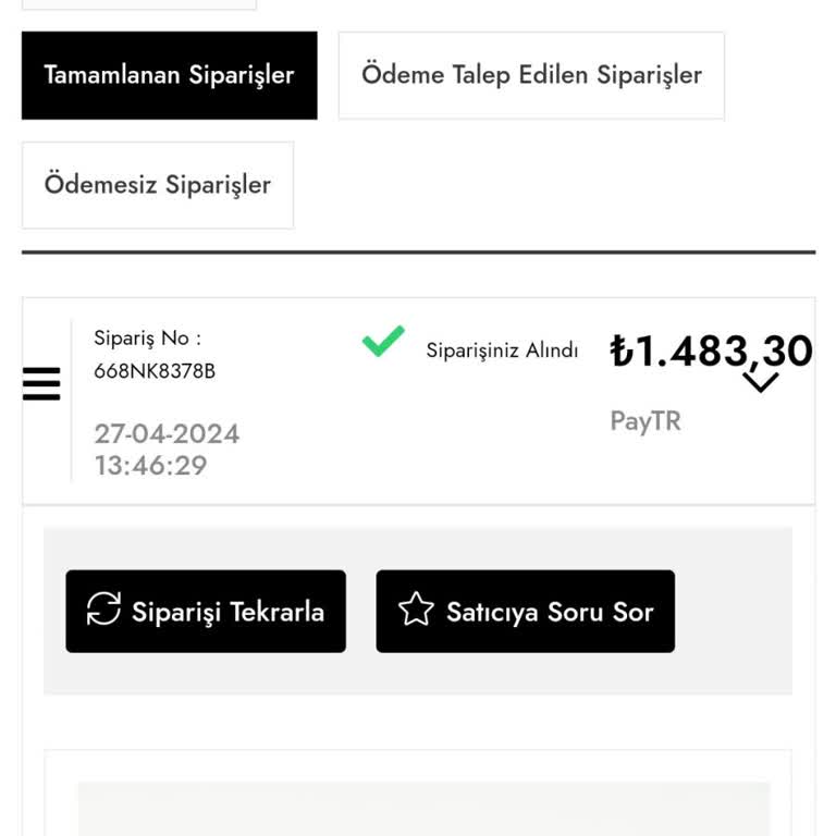 Canbalta Ürünüm Kargolanmadı Ve İade Sorunu Yaşıyorum