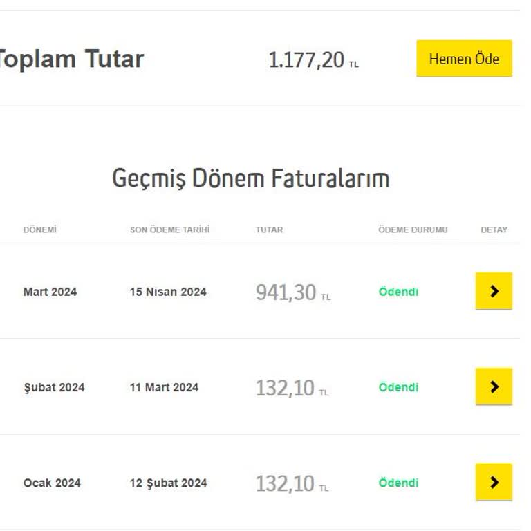 Superonline Fahiş Fatura Bedeli.