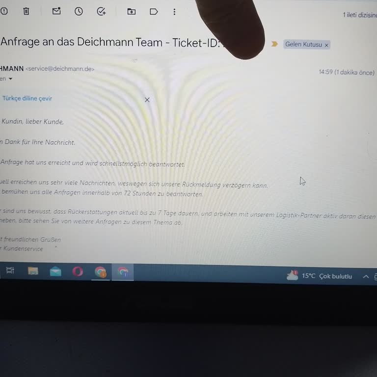Deichmann Defolu Ürün İade Etmiyor