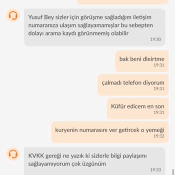 Trendyol Göndermediği Yemek İçin Para İadesi Yapmadı