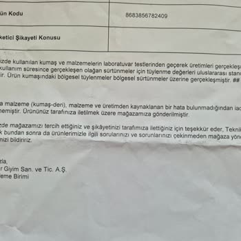 U. S. Polo Assn. Kalitesiz Ürün Sıkıntısı