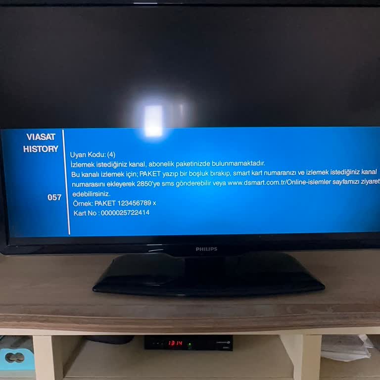 D Smart Mega Paket Kanalları İzleyemiyorum Hata Kodu 4