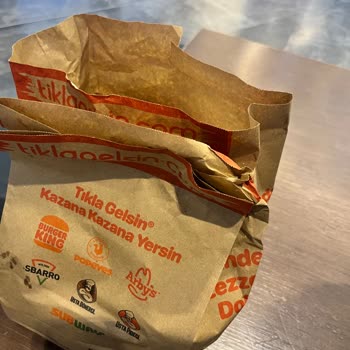 Burger King Sur Yapı Paket Yapmıyormuş