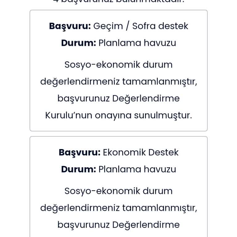 İBB - İstanbul Büyükşehir Belediyesi Yardım Başvurusu Dönüş Sağlanmıyor