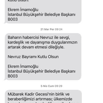 İBB SMS Bildirimleri Engellenemiyor