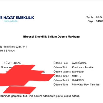 Türkiye Sigorta Haksız Para Çekimi