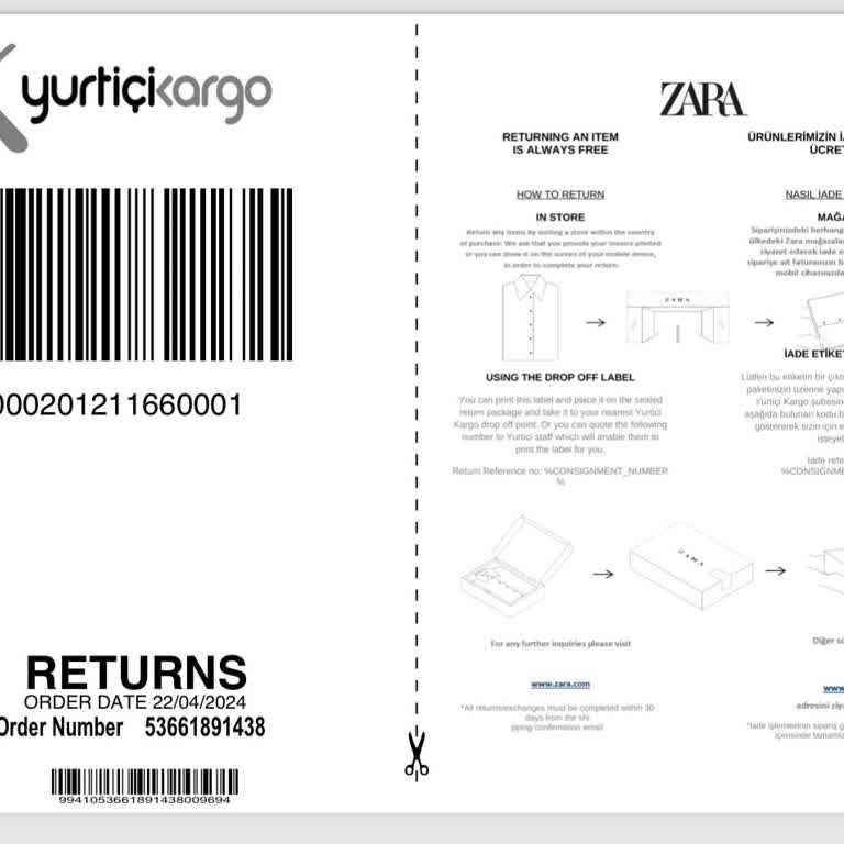 Zara Ürün İadesinin Yapılmaması