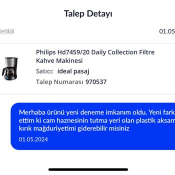 Pazarama İdeal Pasaj Hasarlı Ürünü Bilerek Satıyor