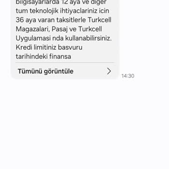 Turkcell Size Özel 5000 Bin Tl Limit Verildi Cihaz Çıkmıyor