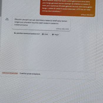 Trendyol Yanlış Ürün Gönderdiler Telafi Etmediler. Beni Engellediler.