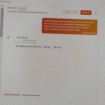 Trendyol Yanlış Ürün Gönderdiler Telafi Etmediler. Beni Engellediler.