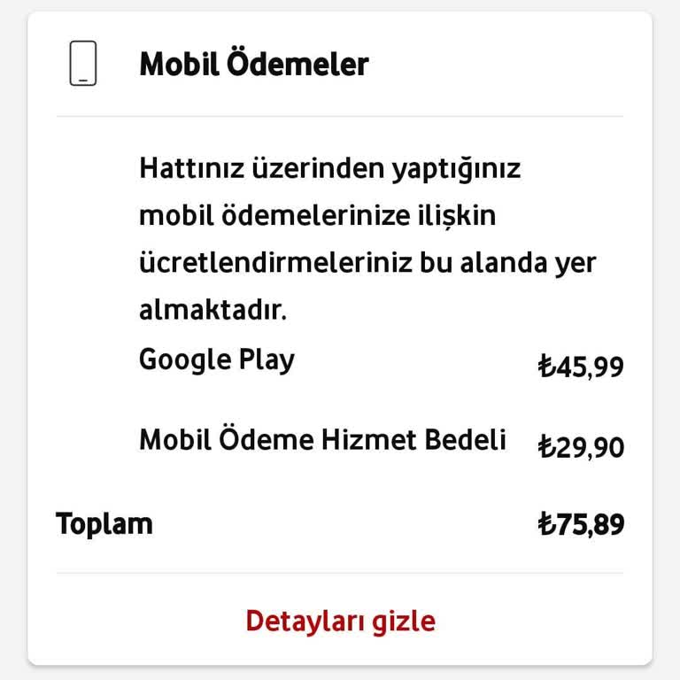 Vodafone Hediye Çarkı Google Play De Mobil Ödeme 50 TL İndirim Vermedi