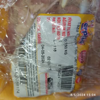 Yemeksepeti Son Kullanma Tarihinin Dolmasına 1 Gün Kalmış Bozuk Ürün