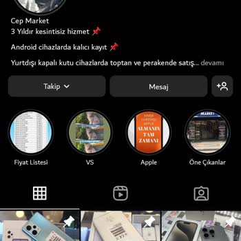 Cepmarket. Official (Instagram) Telefon Aldatmacası