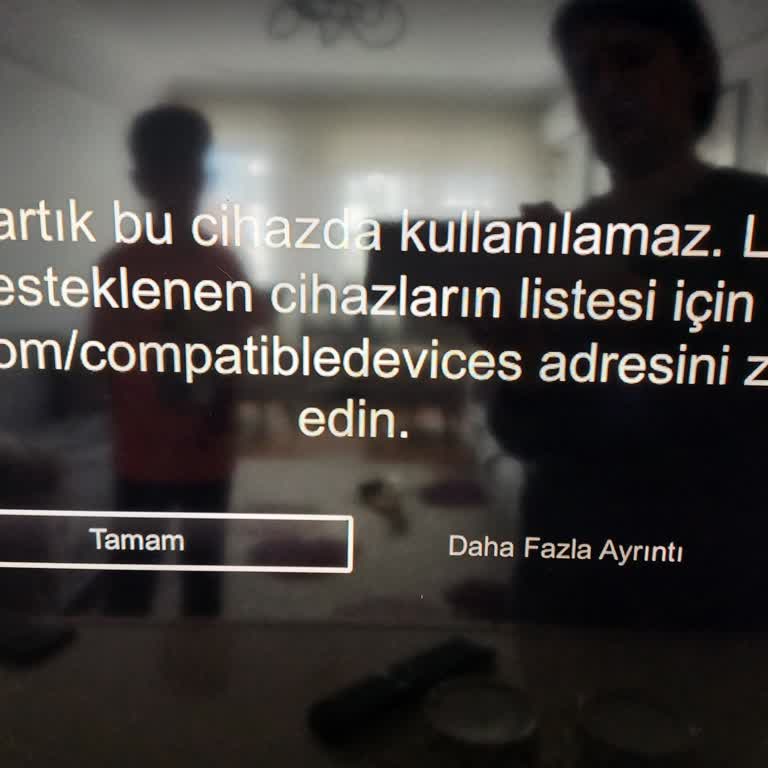 Samsung Smart TV'den Netflix Uygulaması Çalışmıyor