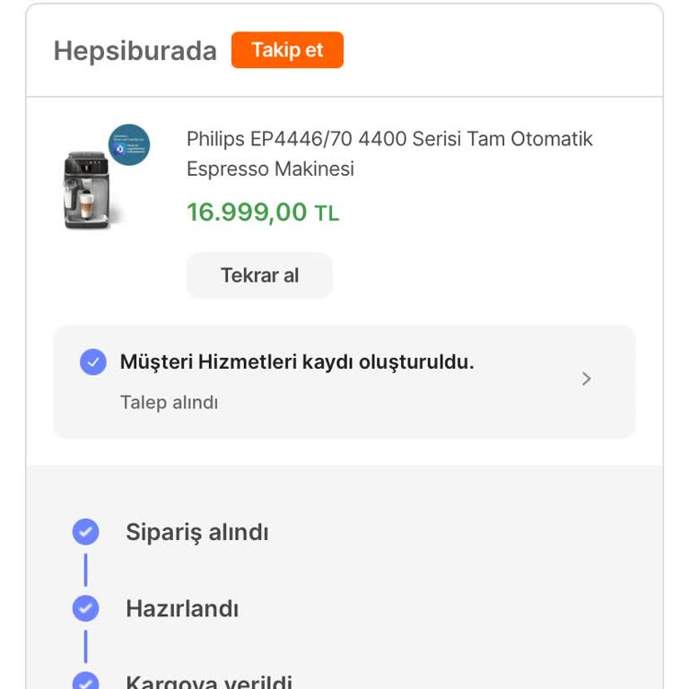 Hepsiburada Saçmalığı Aynı Gün İçinde Alınan İptal Edilemeyen Ürünler