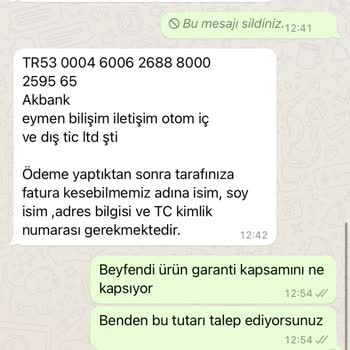Roborock Garanti Kapsamındaki Ürün İçin Haksız Ücret Talebi