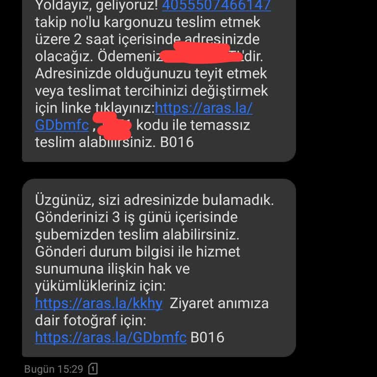 Aras Kargo Geldik Bulamadık Saçmalığı