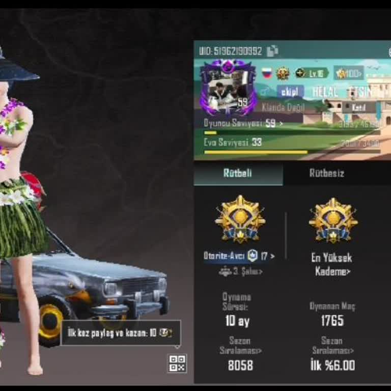 PUBG (Pubgmobile.com) Mobil Oyun Hesabım Çalındı: Acil Destek İstiyoruz
