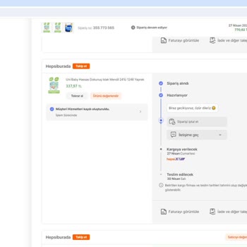 Hepsiburada'ya Güvenirsen Ortada Kalırsın