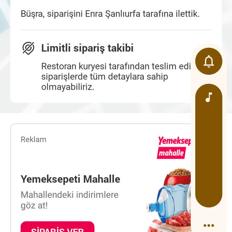 Yemeksepeti Siparişim Ortada Yok!