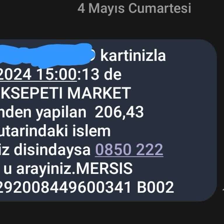 Yemeksepeti Market Ödeme Alındı Fakat Siparişim Gözükmüyor