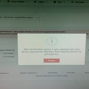 A101 Genel Merkez Tarafından Sorunumun Çözülmesi