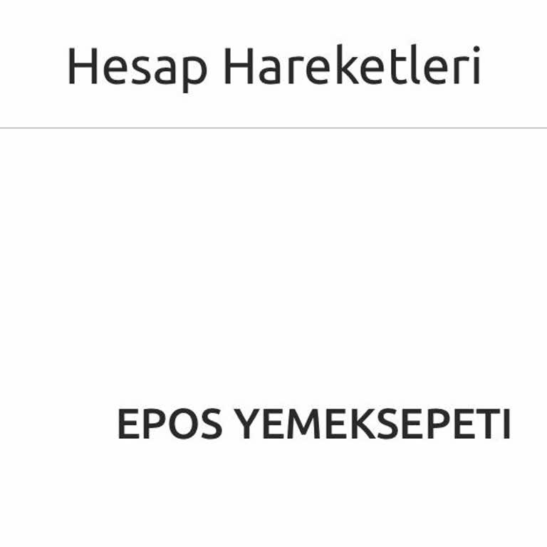 Yemek Sepeti Param Çalındı