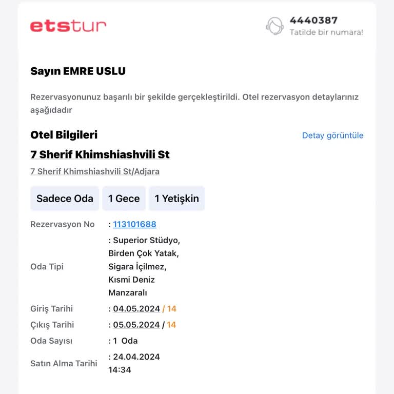 ETS Rezervasyon Mağduriyeti