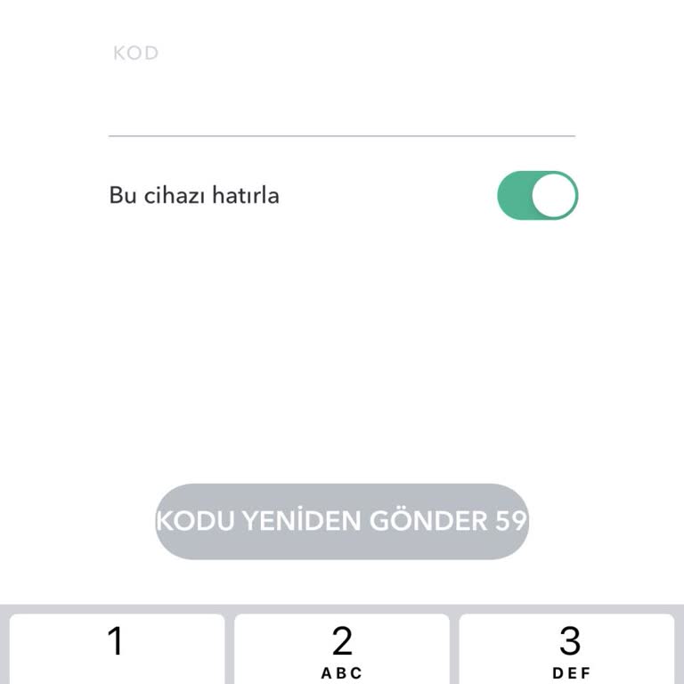 Snapchatte Eski Numaram