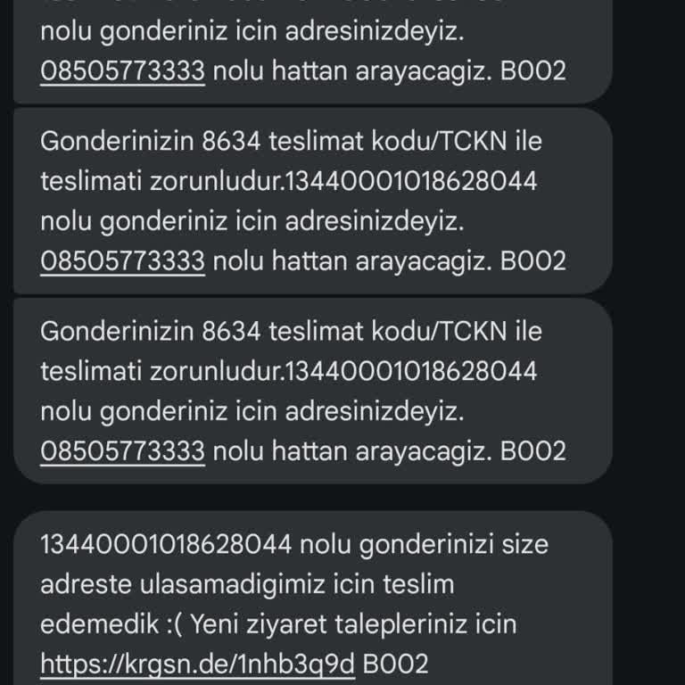 Kargomsende Evde Olduğum Halde Yalan Söyledi Kargomu Teslim Etmedi