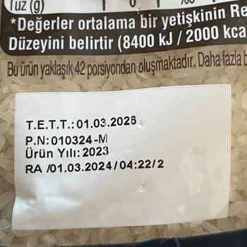 Migros Böcekli Pirinç Ama Telafi Edilebilir 😊