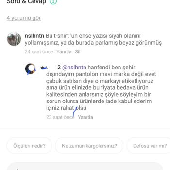 Dolap Haklı İade Ve Alıcıya Ödetilmeye Çalışılan Kargo Bedeli