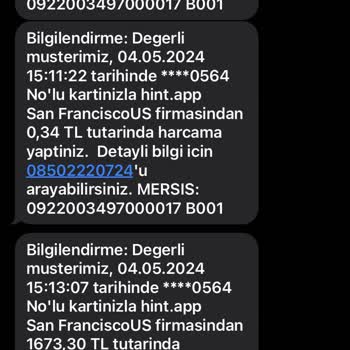 Hint App Para İadesi Ve İptali