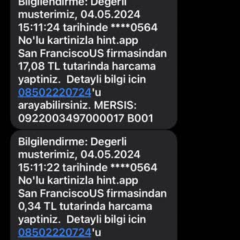 Hint App Para İadesi Ve İptali