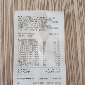 Migros Self Kasa Poşet Polemiği